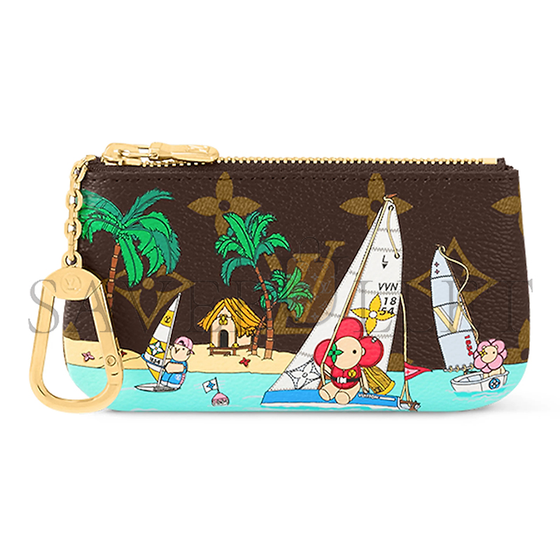 l0*is V*t0n key pouch coated canvas m82615 (12*7cm)